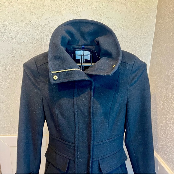 Cole Haan Black Women’s Wool-Blend lined jacket size 6 - Picture 2 of 8